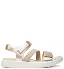 Sandały ECCO złote damskie 