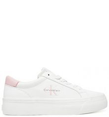Sneakersy Calvin Klein Jeans białe damskie 