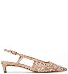 Sandały na szpilce Tommy Hilfiger beżowe 