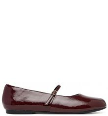Baleriny Clarks bordowy damskie 