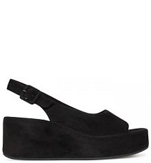 Sandały na koturnie HÖGL czarne 