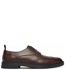 Półbuty wizytowe BOSS brązowe męskie 