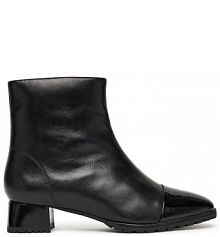 Botki na słupku Ara czarne 