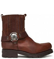 Sztyblety NEW ROCK brązowe męskie 