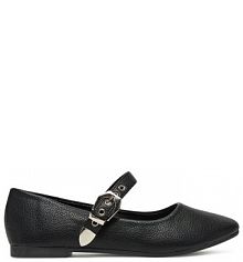 Baleriny DeeZee czarne damskie 