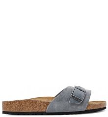 Klapki Birkenstock szare damskie 