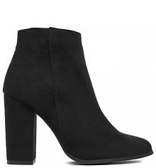 Botki na słupku DeeZee czarne 