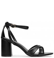 Sandały na słupku Sergio Bardi czarne 