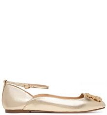 Baleriny Liu Jo złote damskie 