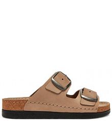 Klapki Dr. Brinkmann beżowe damskie 