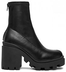 Botki na słupku DeeZee czarne 