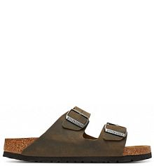 Klapki Birkenstock khaki damskie 