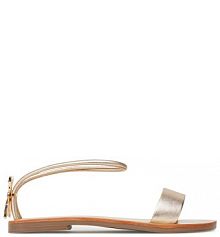 Sandały Patrizia Pepe złote dziecięce 