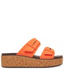 Klapki Crocs pomarańczowe damskie 