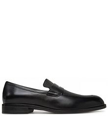 Półbuty wizytowe BOSS czarne męskie 