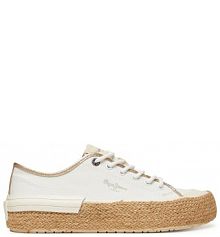 Espadryle Pepe Jeans białe damskie 