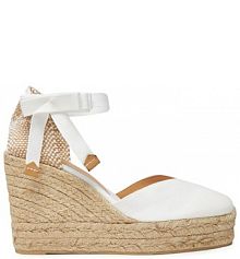 Espadryle Castañer białe damskie 