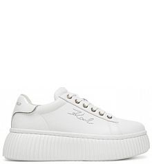 Sneakersy KARL LAGERFELD białe damskie 