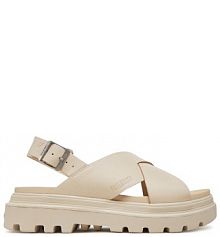 Sandały Palladium écru damskie 