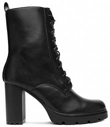 Botki na słupku Clara Barson czarne 