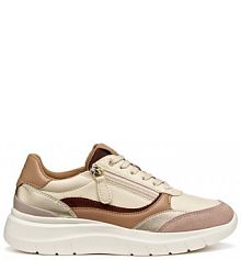 Sneakersy Geox écru damskie 