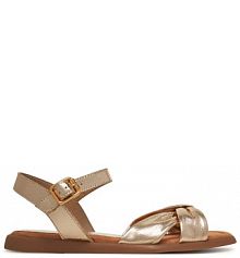 Sandały Unisa złote damskie 