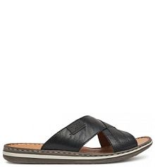 Klapki Rieker czarne męskie 