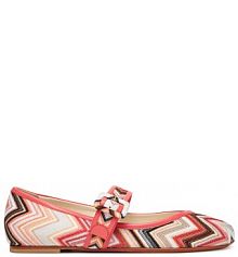 Baleriny M Missoni różowe damskie 