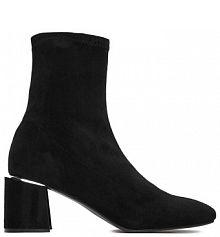 Botki na słupku DeeZee czarne 