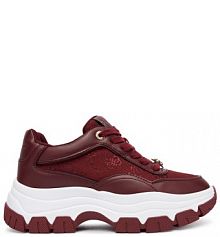 Sneakersy Guess bordowy damskie 