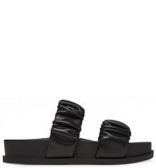 Klapki Armani Exchange czarne damskie 