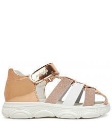 Sandały Primigi złote dziecięce 