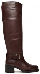 Kozaki na obcasie Bronx brązowe 