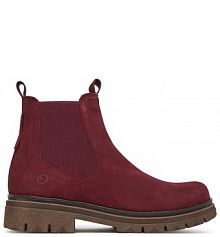 Botki Tamaris bordowy damskie 