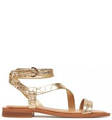 Sandały Aldo złote damskie 