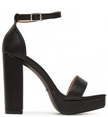 Sandały na słupku DeeZee czarne 