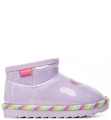 Śniegowce Agatha Ruiz de la Prada fioletowe dziecięce 