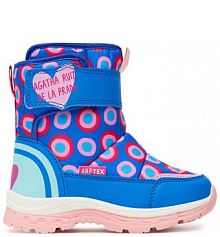 Śniegowce Agatha Ruiz de la Prada niebieskie dziecięce 