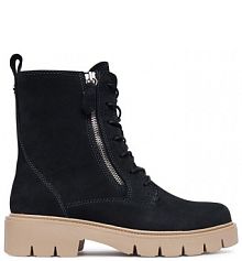 Botki Caprice granatowe damskie 