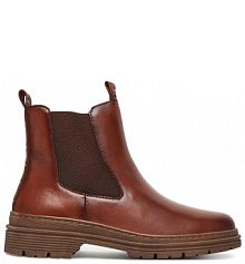 Botki Tamaris brązowe damskie 