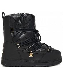 Śniegowce Elisabetta Franchi czarne dziecięce 