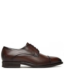 Półbuty wizytowe BOSS brązowe męskie 