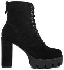 Botki na słupku DeeZee czarne 