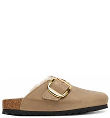Klapki Birkenstock brązowe damskie 