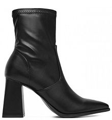 Botki na słupku DeeZee czarne 