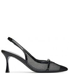 Sandały na szpilce KARL LAGERFELD czarne 