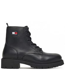 Trapery Tommy Jeans czarne damskie 