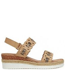 Espadryle Clara Barson beżowe damskie 