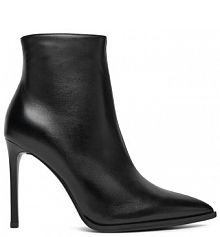 Botki na szpilce Eva Minge czarne 