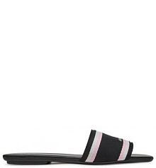 Klapki Armani Exchange czarne damskie 